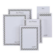 Personalized Diagonal Stripes Notepads Refill Set of 6