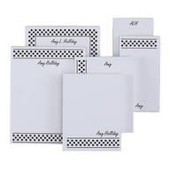 Personalized Polka Dots Basketful of Notepads Refill Set of 6