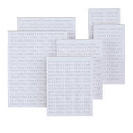 Personalized Repeating Name Notepads Refill Set of 6