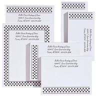 Personalized Polka Dots Business Notepads Refill Set of 6