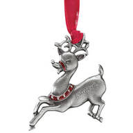 Personalized Reindeer Birthstone Ornament