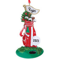 Personalized Golf Bag Ornament
