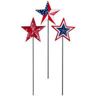 Barn Star Planter Stakes by Fox River™ Creations, Set of 3