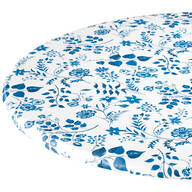 Flowing Flowers Vinyl Elasticized Table Cover By Home-Style Kitchen™