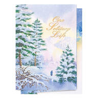 Personalized One Solitary Life Christmas Card Set of 20