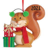 Woodland Squirrel Ornament