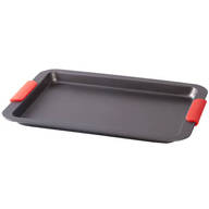 Baking Sheet with Red Silicone Handles by Home-Style Kitchen