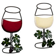 Wine Glass Wall Hanging Set of 2