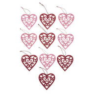 Valentine's Day Ornaments, Set of 10