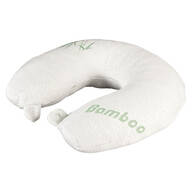 Memory Foam Neck Pillow with Bamboo Cover