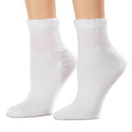 Silver Steps™ 3 Pack 1/4 Cut Cool + Dry Diabetic Socks