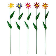 Metal Daisy Stakes Set of 5 by Fox River Creations™