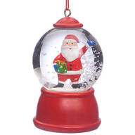 Santa Water Globe Ornament