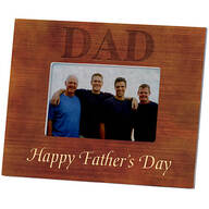 Personalized Woodgrain Dad Frame
