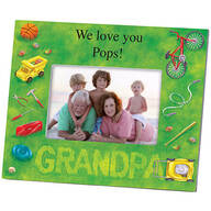 Personalized Lawn Words Grandpa Frame