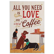 All You Need is Love & Coffee by Veronique Charon Wall Art