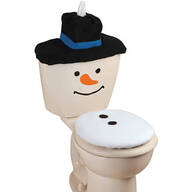 Snowman Toilet Cover