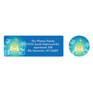 Personalized The Nativity Story Address Labels & Seals 20