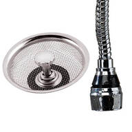 Mesh Drain Cover/Stopper and Faucet Sprayer