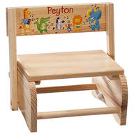 Personalized Children's Musical Animals Step Stool