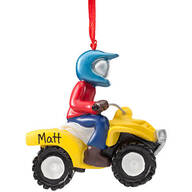 Personalized ATV Ornament