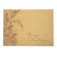 Boughs of Holly Christmas Card, Set of 18
