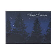 Peaceful Evening Christmas Card, Set of 18