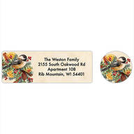 Personalized Chickadee Potpourri Labels & Envelope Seals 20