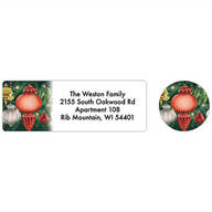 Personalized Twinkling Ornaments Labels & Envelope Seals 20
