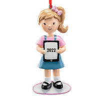 Personalized Tablet Child Ornament