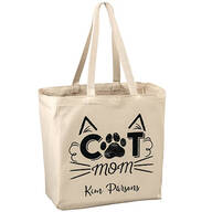 Personalized Cat Mom Tote