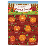 Personalized Pumpkin Patch Garden Flag