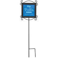 Personalized Metal Stake with Pet Memorial Plaque
