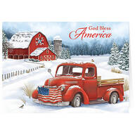 Personalized Christmas in the Country Card, Set of 20