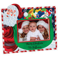 Personalized Santa's Christmas Bag of Presents Frame