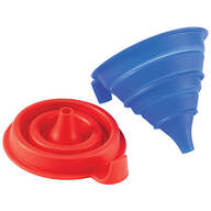 Collapsible Silicone Funnels Set of 2 by Chef's Pride