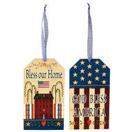 Patriotic Wall Tags, Set of 2 by Holiday Peak™