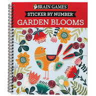Brain Games® Sticker By Number Garden Blooms