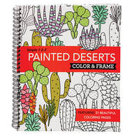 Simple 1-2-3™ Painted Deserts Color & Frame Book