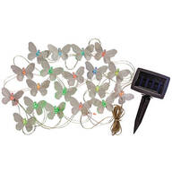 Butterfly Solar String Lights