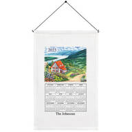 Personalized Country Cottage Calendar Towel