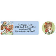 Charming Friends Address labels and envelope seals