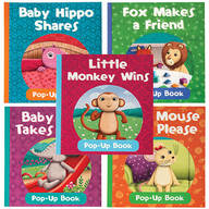 Baby Animals Pop-Up Books, Set of 5
