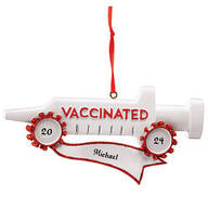 Personalized Vaccinated Ornament