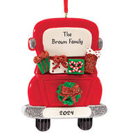 Personalized Christmas Truck Ornament