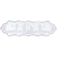 Silent Night Lace Table Runner