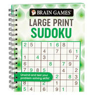 Brain Games® Swirls Design Large Print Sudoku Puzzles