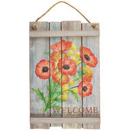 Welcome Poppy and Marigold Pallet Sign by Holiday Peak™