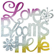 Love Blooms Here Metal Sign by Fox River™ Creations