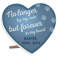 Personalized Pet Memorial Heart Table Sitter